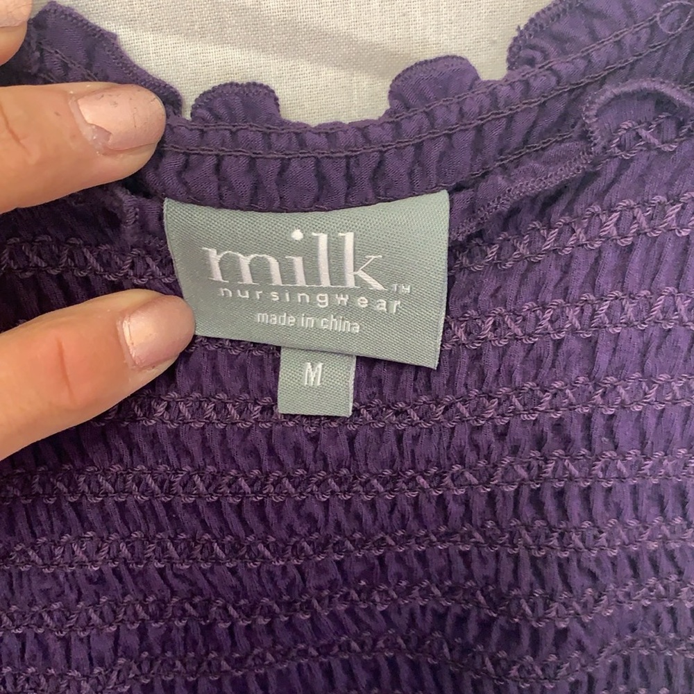 Purple Nursing Dress